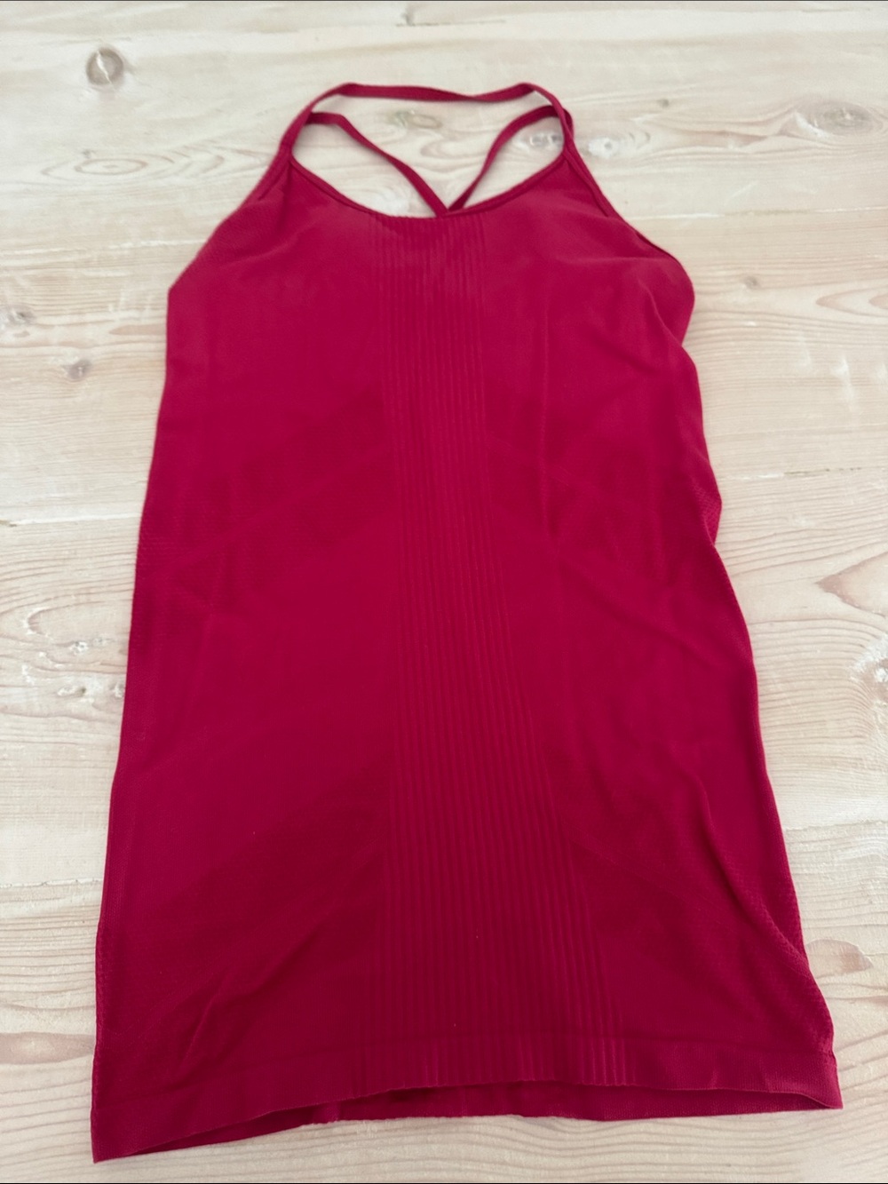 Fabletics Berry Ribbed Racerback Tank - Picture 2 of 6
